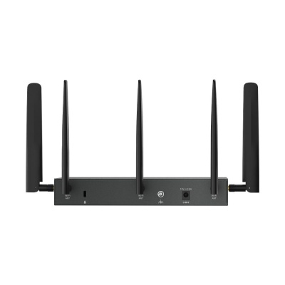 "Omada 4G+ Cat6 AX3000 Gigabit VPN Router PORT: 1× Gigabit SFP WAN/LAN Port, 1× Gigabit RJ45 WAN Port, 4× Gigabit WAN/LAN RJ45 Ports, 1 Nano SIM slot (4G+ Cat6) SPEED: 574Mbps at 2.4 GHz + 2402 Mbps at 5 GHz (HE160) Wi-Fi Speed, 300 Mbps Download LTE - Img 4