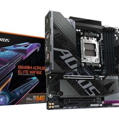 Placa de bază Gigabyte B840M AORUS ELITE WIFI6E AM5 - Img 2