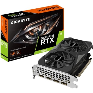 Placa Video GIGABYTE GEFORCE RTX 3050 WINDFORCE OC V2 6GB GDDR6 96 bit, PCIE 4.0, 2x DP 2x HDMI