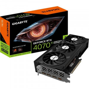 Placa video GIGABYTE GeForce RTX 4070 Ti SUPER WINDFORCE OC 16GB GDDR6X 256-bit DLSS 3.0