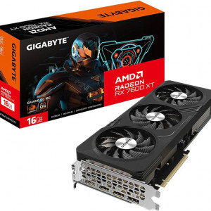 Placa Video GIGABYTE RADEON RX 7600 XT GAMING OC 16GB GDDR6 128 bit PCIE 4.0, 2x DP 2x HDMI