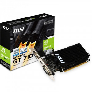 Placa video MSI GeForce® GT 710, 2GB DDR3, 64-bit