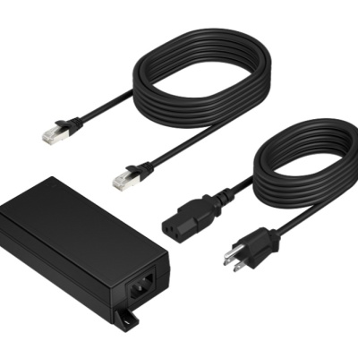 Poly PoE++ 65W 2.5G Adapter with 3.66m CAT6A Cable and Power Cord - Img 2