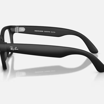 Ray-Ban Meta Wayfarer Gen 2 AI Glasses Matte Black/Clear (Large) - Img 3