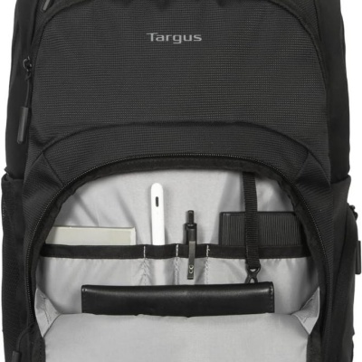 Rucsac laptop Targus Classic EcoSmart®, pentru laptopuri de 15.6", capacitate 20 litri, material poliester, dimensiuni: 31 x 17.5 x 47 cm, dimensiune compartiment laptop: 38.7 x 2.5 x 26.5 cm, greutate 0.88 kg, negru - Img 4