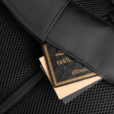 Rucsac notebook Serioux, SMART TRAVEL ST9590, dimensiuni 31 x 16 x 46 cm, rezistent la apa, compartimente multiple, compartiment separat pentru notebook: max. 15.6", bretele ajustabile, port de încărcare USB, buzunar ascuns la spate, material poliester - Img 7