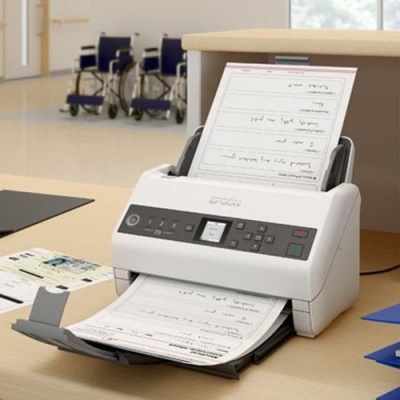 Scanner Epson DS-730N, dimensiune A4, tip sheetfed, viteza scanare: 40 ppm alb-negru si color, rezolutie optica 1200dpi, ADF Single Pass 100 pagini, duplex, Scan to Email, Scan to FTP, Scan to Web folders, Scan to Network folders, software: Epson Device - Img 11