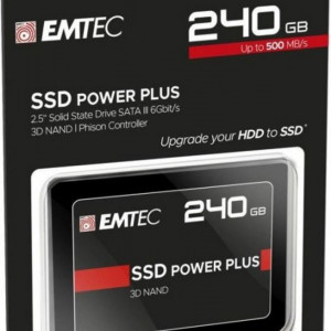 SSD Emtec X150, 240GB, SATA 2.5, R/W speed 520MBs/5000MBs