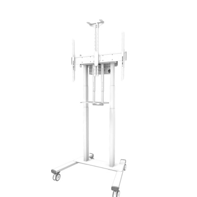Stand mobil motorizat Neomounts by Newstar, 37"-100", 110 kg, VESA 800x600, alb - Img 6