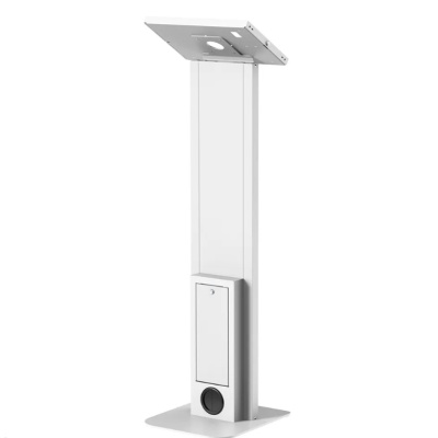 Stand podea mobil/fix pentru tablete Neomounts FL15-750WH1; pentru display-uri cu diagonale 9,7"-11", sistem de prindere VESA 75x75~75x75, fix; lockable; culoare alb. Garantie 5 ani - Img 3