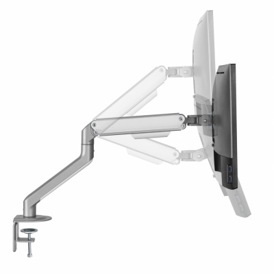 Suport monitor Serioux MM63-C012, compatibilitate dimensiune ecran 17"-32", greutate maximă suportata: (per ecran): 2~9kg, VESA: 75x75, 100x100, inclinare: +55°~-55°, pivotare: +90°~-90°, rotația ecranului: + 180°~-180°, instalare: clemă, grommet - Img 12