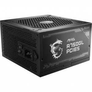 Sursa MSI MAG A750GL PCIE5 750W, Active PFC, fan size 120mm, full modular 80PLUS GOLD