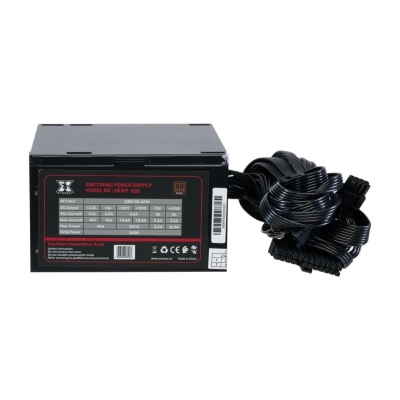 Sursa Serioux Energy 550W, 80+ Bronze, Ventilator 12cm, ATX, material metal, cabluri: 20+4-pin, 1x4+4-pin, 2x6+2-pin, negru - Img 5
