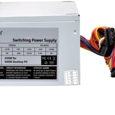 Sursa Spacer ATX 500, 250W for 500 Desktop PC, fan 120mm, Switch ON/OFF „SPS-ATX-500-V12” - Img 7