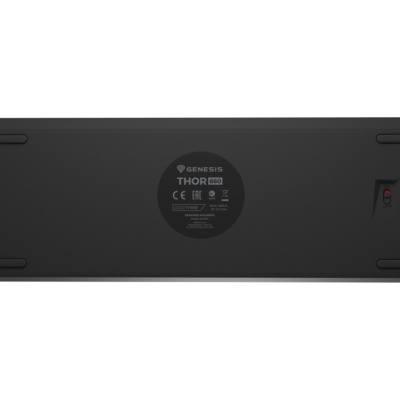 Tastatura gaming mecanica wireless Genesis Thor 660 G2 60% , iluminare RGB, switch-uri Brown, 61 taste, 13 butoane multimedia, negru - Img 3