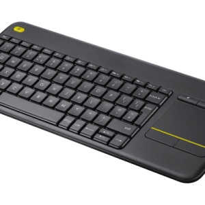Tastatura Logitech Wireless Touch Keyboard K400 Plus, Wireless, Negru