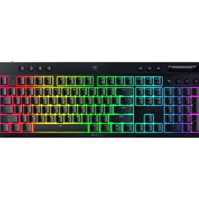 Tastatura mecanica wireless Razer Blackwidow V4 Low profile HyperSpeed, switch Razer™ Low-profile Mechanical Switches (Yellow Linear Switch), 110 taste, iluminare Razer™ Chroma RGB, negru