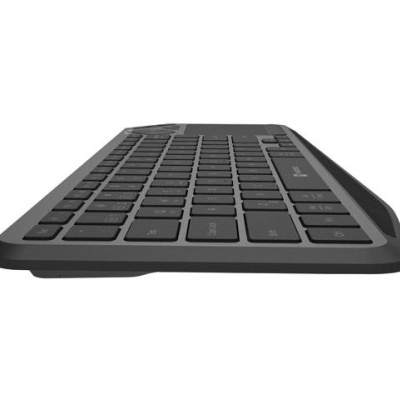 Tastatura wireless Natec TURBOT 2, material taste ABS, numar taste 90, mecanism taste X-Scissors, toucpad pentru smart TV inclus, negru - Img 4