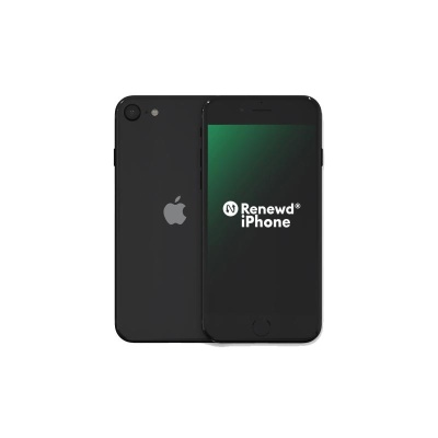 Telefon RENEWD iPhone SE2020 Black 64GB, Hybrid SIM, Sub 1 GB RAM, 64 GB, 4G, Argintiu - Img 2