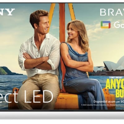 Televizor Sony BRAVIA 3 LED 43S35, 108 cm, Smart Google TV, 4K Ultra HD, Clasa E