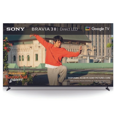 Televizor Sony BRAVIA XR 3 II LED 65XR35M2, 164 cm, Smart Google TV, 4K Ultra HD, 120Hz, Clasa E (Model 2026)