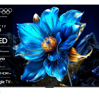 Televizor TCL QLED 85P7K, 214 cm, Smart Google TV, 4K