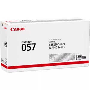 Toner Canon CRG057 black, capacitate 3.1k pagini, pentru LBP223DW; LBP226DW; LBP228X; MF443DW; MF445DW; MF446X; MF449X. - Img 4
