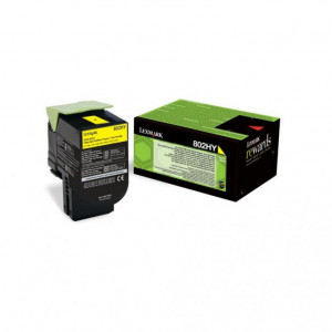 Toner Lexmark 80C2HY0, yellow, 3 k, CX410de , CX410de with 3 yearOnsite Service , CX410dte , CX410e , CX510de , CX510de Statoil ,CX510dhe , CX510dthe
