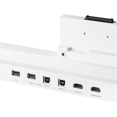 Tray conectivitate pentru display interactiv SAMSUNG Flip 2 55"/65"; HDMI Out, Conectivitate NFC pentru proiectarea telefonului pe display; aduce mufele din spate in fata pentru convenienta. - Img 2