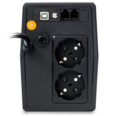 UPS nJoy Horus Plus 600, 600VA/360W, Afisaj LCD cu ecran tactil, 2 Prize Schuko cu Protectie, Repornire Automata, RJ11 protectie pentru linia de telefon/modem, Posibilitatea de monitorizare si control prin USB, LAN si internet, port de comunicare USB, - Img 4