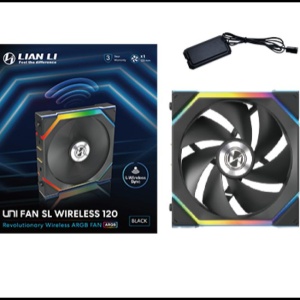 Ventilator Carcasa LIAN LI UNI SL WIRELESS 120mm RGB, viteza 0.400-2000 RPM +/- 10%, Airflow: 108.82 CFM, Presiune Statica: 2.44 mm-H2O, Nivel de zgomot 28.5 dBA