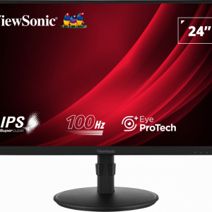 VG2408A-MHD, 766907024128, 23.8" 16:9 Active Matrix Type LCD Monitor, 1920 x 1080@100Hz, I/O: VGA/ HDMI/ DP, Audio out; Black; Speaker: 2Watt x 2, same VX242
