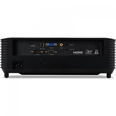 Videoproiector Acer X129H, XGA 1024* 768, up to WUXGA 1920* 1200, 4.800 lumeni/ 3840 lumeni ecomode, 4:3/ 16:9, 20.000:1, dimensiune maxima imagine 300", distanta maxima de proiectie 11.8 m, boxa 3W, lampa 6.000 ore/ 15.000 ore exteme eco, 27 dB, 2.8 kg, - Img 2