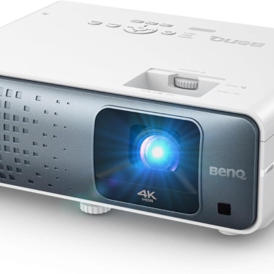 Videoproiector BenQ TK700ST, 4K UHD (3840×2160), DLP 3.000 lumeni, 16:9, 10.000:1, lampa 4.000- 15.000 ore, 1.2x, 2*HDMI, USB tip A, RS232, boxa 5W, audio out, 28- 34dB, tele3.1 kg, comanda cu baterie, culoare alb - Img 2