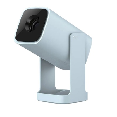 Videoproiector Xiaomi Wanbo Cube 1, LCD, 200 ISO lumeni, Android TV 11, Difuzor 8 W, HDMI, USB, AUX Albastru