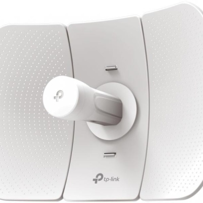 "5 GHz AC867 23 dBi Outdoor CPE Port: 1 × Gigabit Shielded Ethernet Port SPEED: 867 Mbps at 5 GHz FEATURE: 23 dBi, 30+ km, IP65 Weatherproof, Passive PoE, Centralized Management, Spectrum Analyzer, AP/Client/AP Router/AP Client Router"