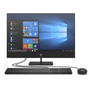 All-in-One HP ProOne 440 G6 23.8 inch Non-Touch FHD cu procesor Intel Core i5-10500T, video integrat Intel UHD Graphics 630, RAM 16GB DDR4, SSD 512GB, DVD+/-RW, Adjustable Stand, HP USB Keyboard, HP Wired Mouse USB, Black, Microsoft Windows 11 Pro