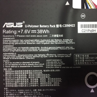 Baterie originala pentru laptop Asus X302LA X302LJ X302UA X302UJ X302UV, model Asus C21N1423, 38Wh - Img 2