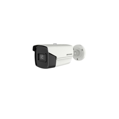 Camera de supraveghere Hikvision Turbo HD Bullet DS- 2CE16U1T-IT3F (2.8mm); 8.29MP; 4K; lentila fixa 2.8mm; rezolutie: 3840 (H) × 2160 (V); Frame Rate: TVI: 8MP@12.5fps, 8MP@15fps, 5MP@20fps, 4MP@25fps, 4MP@ 30fps, 2MP@25fps,2MP@30fps; distanta IR: 60m;