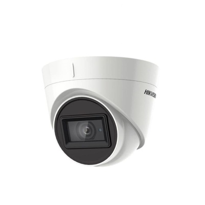 Camera supraveghere Hikvision Turbo HD turret DS-2CE78D0T-IT3FS(2.8mm), 2 MP, microfon audio incorporat, senzor: 2 MP CMOS, rezolutie: 1920 × 1080@30fps, iluminare: 0.01 Lux@(F1.2, AGC ON), 0 Lux cu IR, lentila: 2.8mm, distanta IR: 40m, Smart IR, Digital