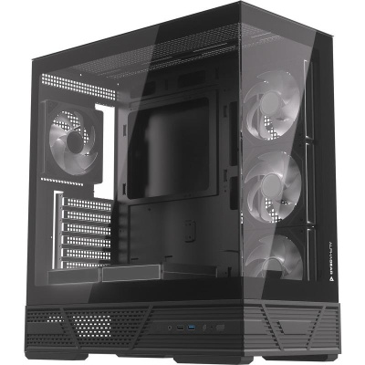 Carcasa ALPHAGEAR Dervish mark 2, RGB, Mid Tower, Black - Img 2