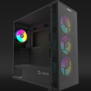 Carcasa Aqirys Naos Pro Mid Tower NEGRU