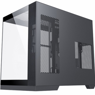 Carcasa gaming Serioux Shadow, fara sursa, tip middle tower, USB2.0x+HD Audio, USB3.0, porturi rezervate pentru ventialtor: MN 2x120mm ventilatoare ARGB (incluse), spate:1x120mm ventilator RGB (inclus), sus 3x120mm/2x140mm, controler 4 porturi, drive - Img 5