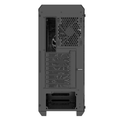 Carcasa GENESIS IRID 505F Mid Tower NEGRU, Tempered Glass, Sloturi Expansiune 8, Drive Bays: 2x3.5" 7x2.5", Ventilatoare Suportate: 6 (spate: 1x120mm, fata: 3x120mm sau 2x140mm, sus: 2x120mm sau 2x140mm), Ventilatoare Incluse: 5 (sus: 1x120mm, fata: - Img 10