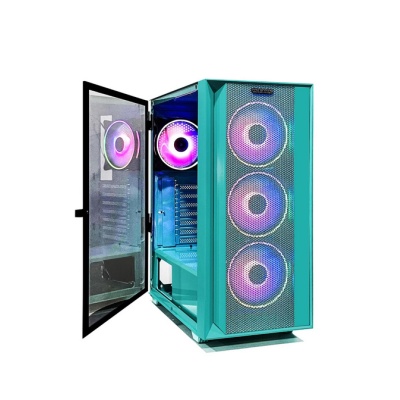 Carcasa PRO GAMING JUNGLE Mid Tower ARGB Cyan - Img 3