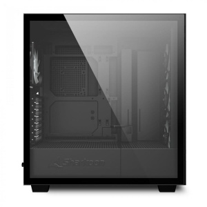 Carcasa Sharkoon C50 BLACK RGB Mid Tower NEGRU - Img 2