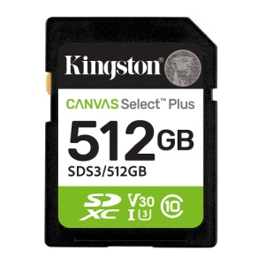 Card de Memorie SDXC Kingston512GBCanvas Select Plus