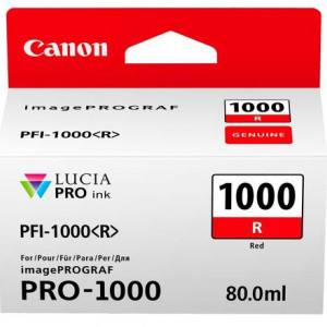 Cartus cerneala Canon PFI-1000R , red, capacitate 80ml, pentru Canon imagePROGRAF PRO-1000.