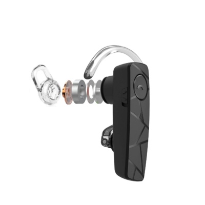 Casca Bluetooth Tellur Vox 55, 2,4 GHz, clasa 2, frecventa microfon 100Hz~8kHz, sensibilitate 44dBm ±3dB, putere maxima difuzor 10W, interfata USB-C, negru