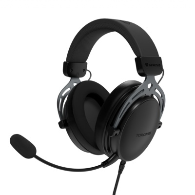 Casti gaming cu fir Genesis Toron 531, microfon detasabil, frecventa raspuns 20 - 20.000 Hz, sensibilitate -42dB, conectivitate Jack 3.5 mm, negru